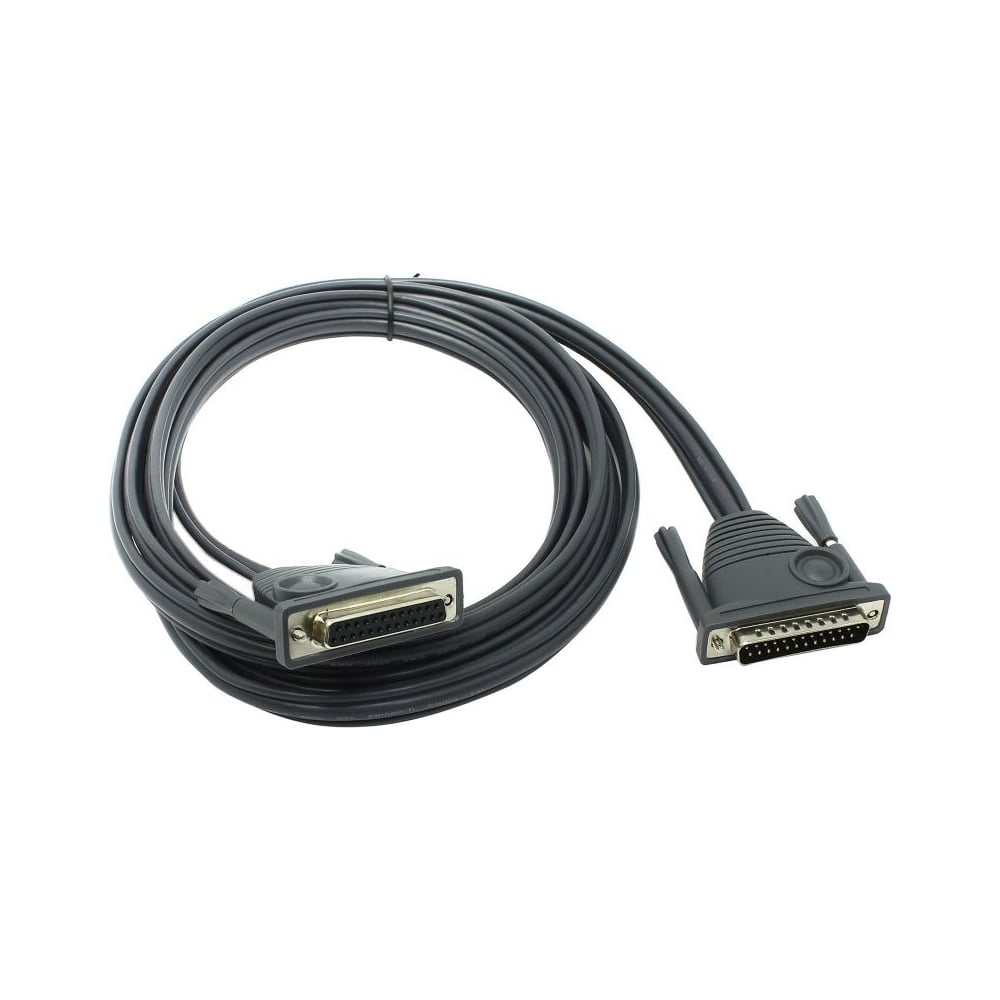 Изображение товара Кабель ATEN монитор+клавиатура+мышь PS/2, DB25=DB25, Male-Female, 8+2x6 проводов, опрессованный, 5 м, серый 2L-1705