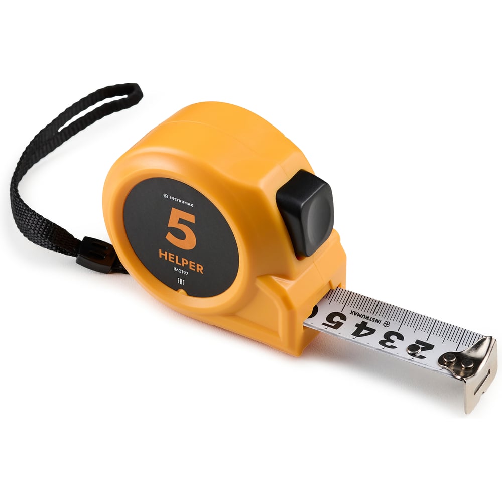 Изображение товара Рулетка INSTRUMAX HELPER 5 — 5 м, 25 мм, сталь с нейлоновым покрытием, ABS