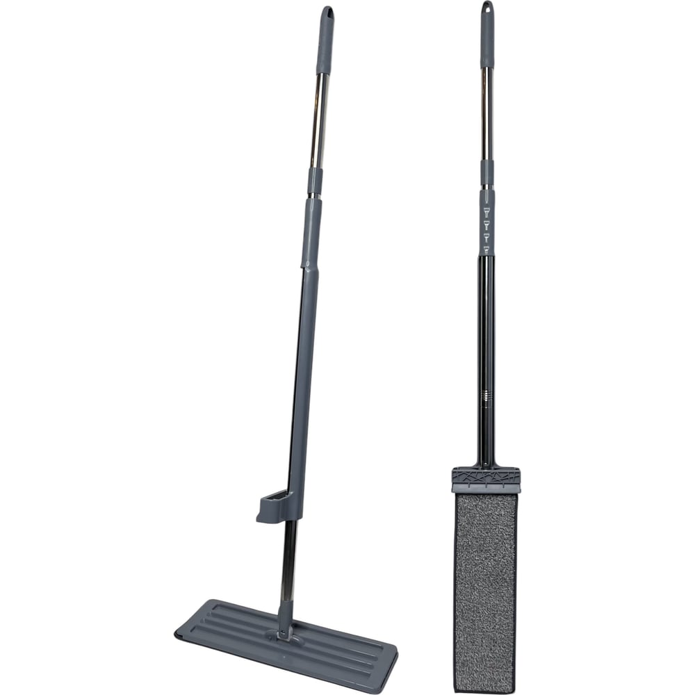 Изображение товара Швабра EUROHOUSE 1200 мм с микрофиброй и липучкой