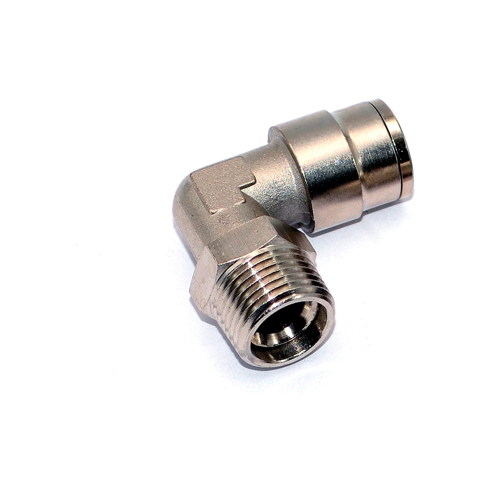 Изображение товара Пневмофитинг HIMPT NPLT 10-03 3/8M-10 латунь никелированная
