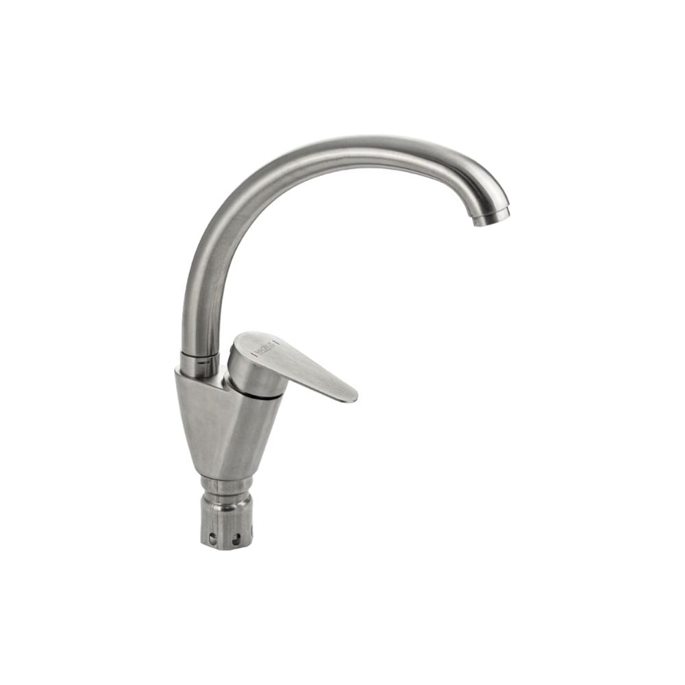 Изображение товара Смеситель кухонный САНАКС серия МАГНУС, боковой, шаровый, из нержавеющей стали марки, цвет САТИН 9245