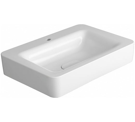 Изображение товара Подвесная/накладная раковина SIMAS HENGES с 1 отверстием, 70x50, белый глянец HE 10 bia