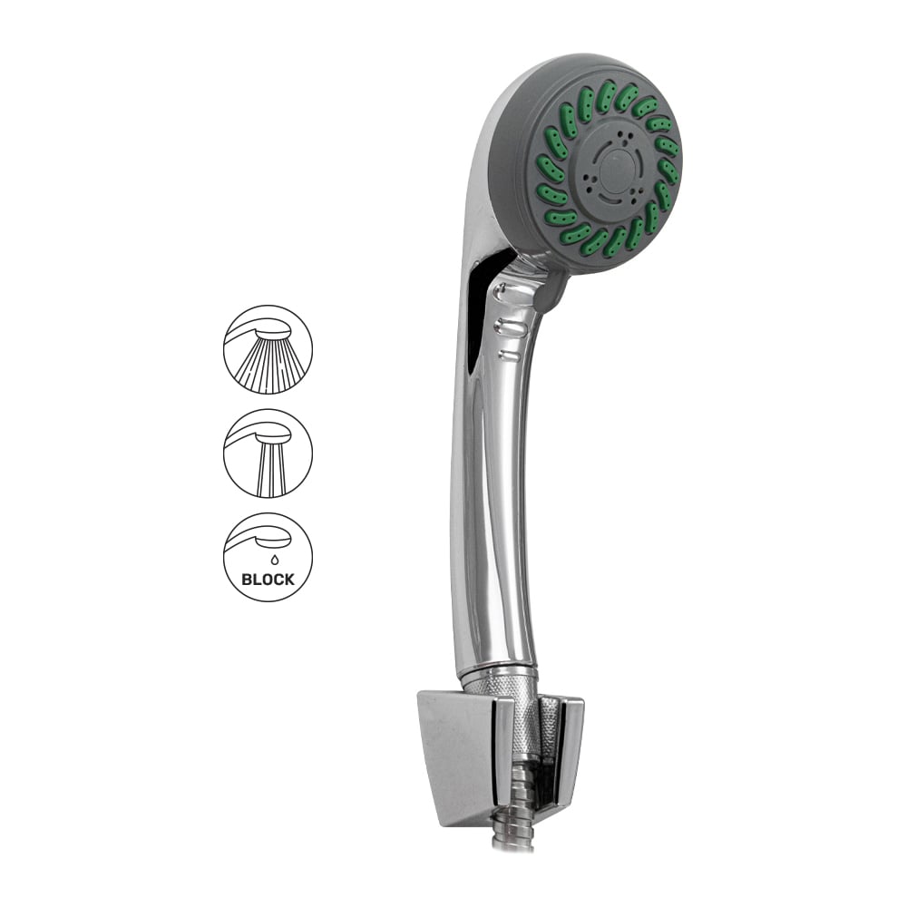 Изображение товара Набор душевой GFmark лейка - душ 2 режима, + шланг + кронштейн 3006