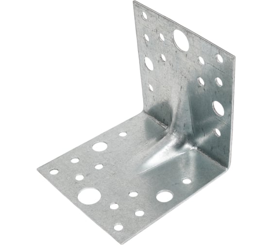 Изображение товара Усиленный уголок Bohrer оцинк., 80x80x80x1,5 мм KUU-80