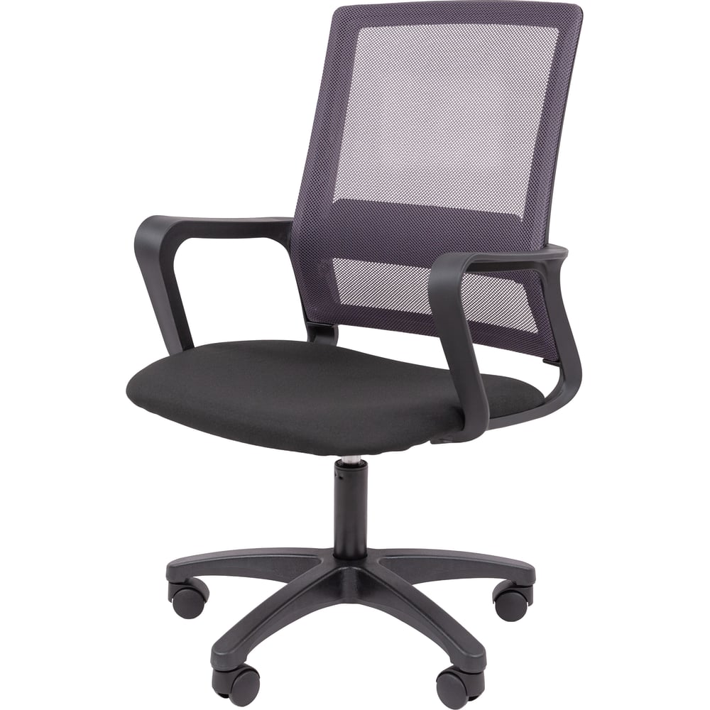 Изображение товара Кресло CHAIRMAN 606LT TW-04 серый сетка/ткань с поясничным упором