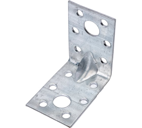 Изображение товара Усиленный уголок Bohrer оцинк., 50x50x35x1,5 мм 20 шт. KUU-50