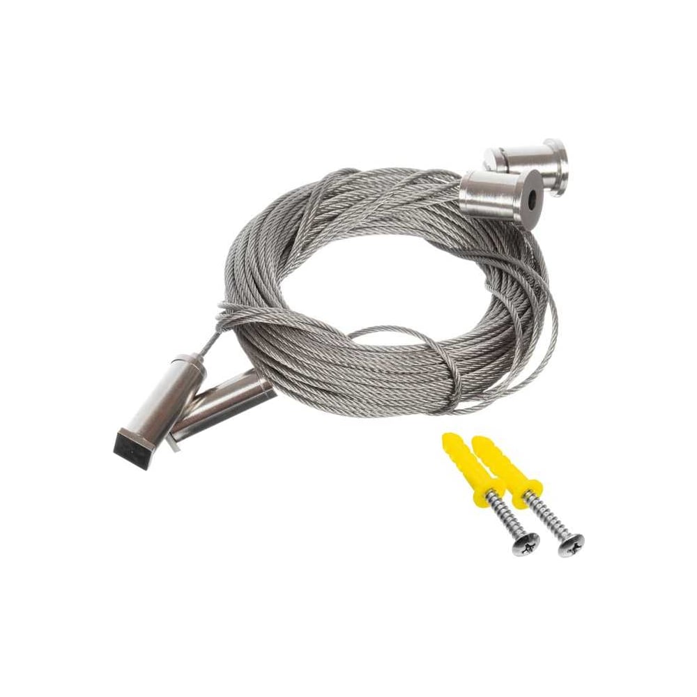 Изображение товара Комплект 6-и метровых тросовых подвесов WOLTA Pro 2 шт КПТ01-6