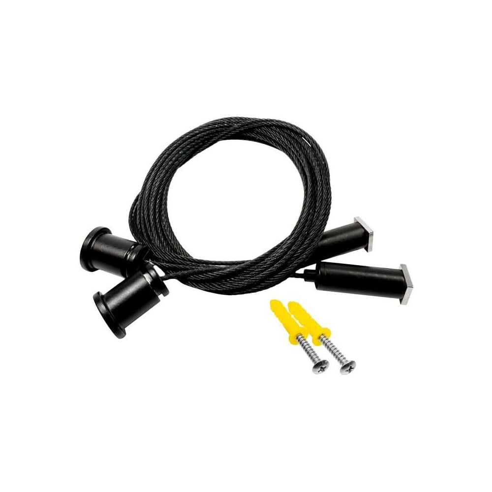 Изображение товара Двухметровые тросовые подвесы WOLTA Pro КПТ01-2-Ч для светильников