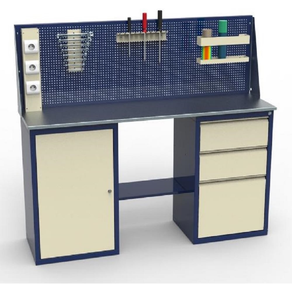 Изображение товара Верстак двухтумбовый в комплекте Святогор ЛВ-2Т.01.03_сб1