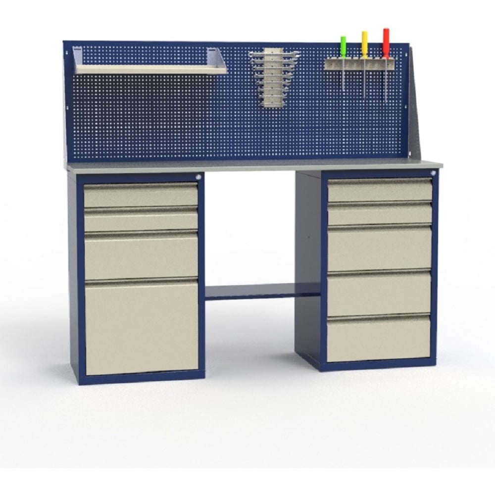 Изображение товара Верстак двухтумбовый в комплекте Святогор ЛВ-2Т.04.05_сб8