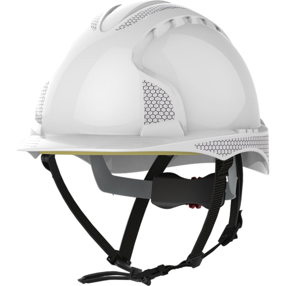 Изображение товара Каска JSP EVO3 Белый с СОП и 4-точечным ремешком