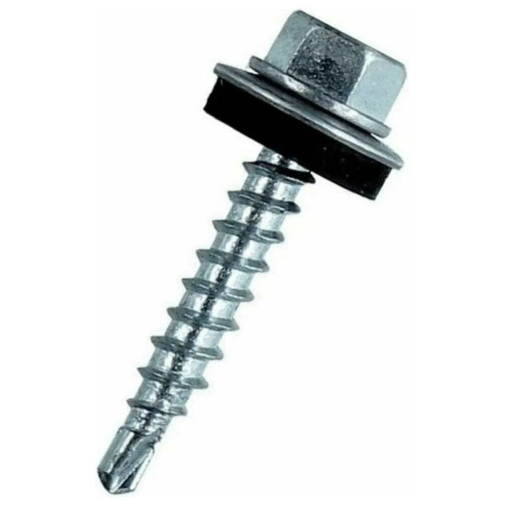 Изображение товара Саморез кровельный ARNO INDUSTRIES 6.3х60 мм 45 шт. с шайбой для крепления кровельных материалов, оцинкованный AB5106306031107