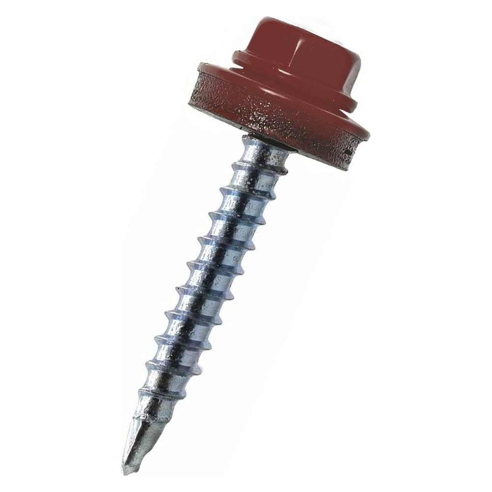 Изображение товара Кровельный саморез ARNO INDUSTRIES 4,8х35 мм с пресс-шайбой, RAL 3009