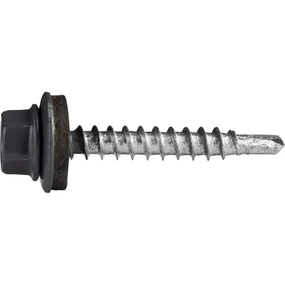 Изображение товара Кровельный саморез ARNO INDUSTRIES 5,5х19 с пресс-шайбой, графитовый серый