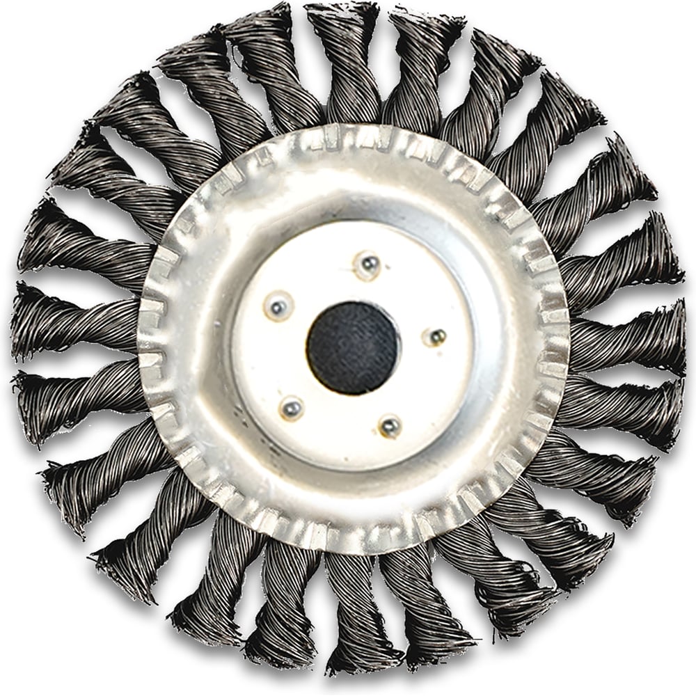 Изображение товара Щетка крацовка KDM-B-150-П 150x22 мм витая сталь для металла и краски