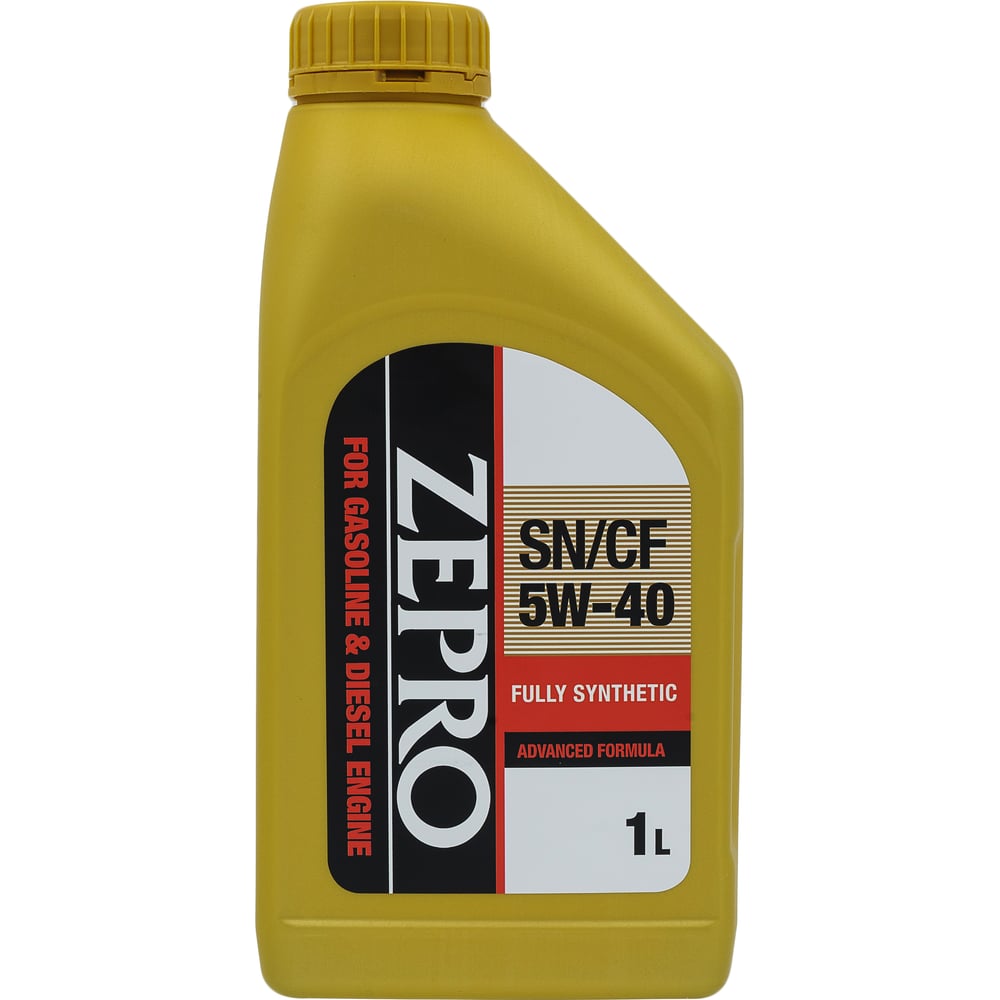 Изображение товара Моторное масло ZEPRO 5W-40 SN/CF синтетика, 1 л