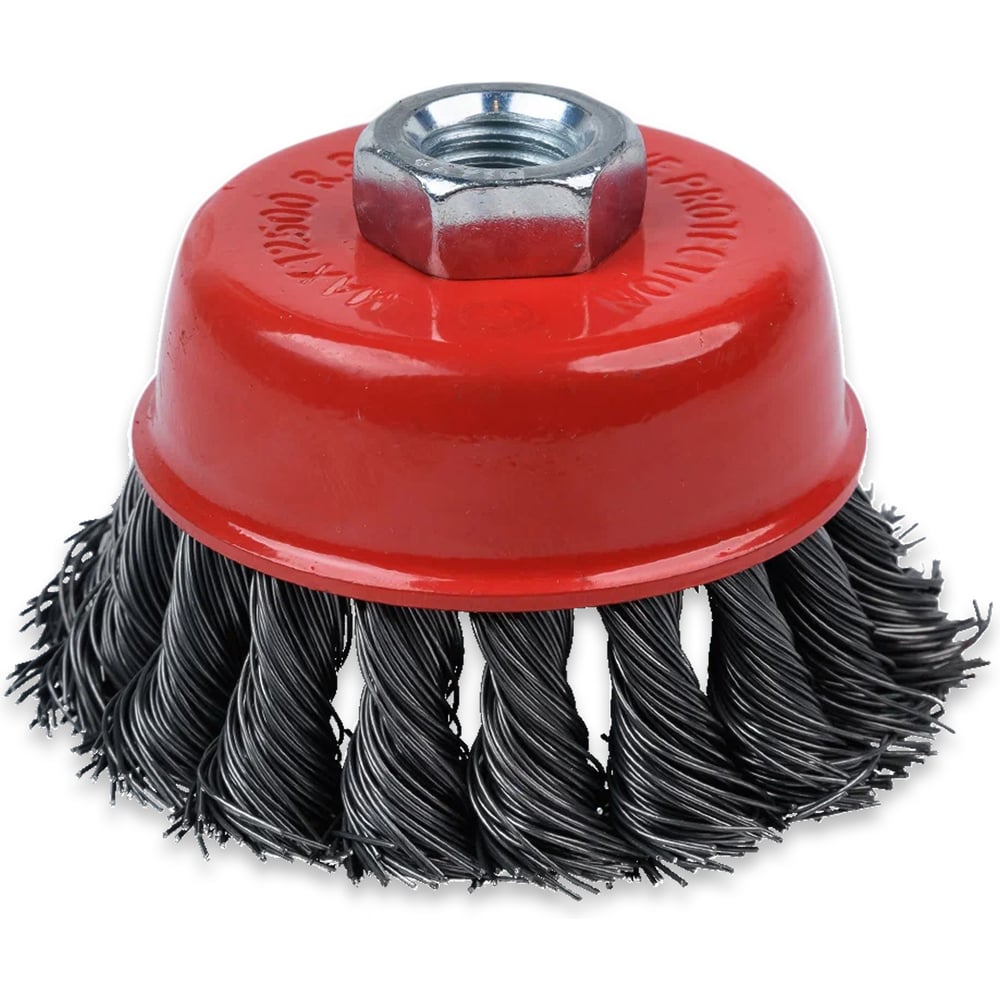 Изображение товара Щетка крацовка doka для УШМ чашеобразная витая 65 мм М14 KCM-B-65-П