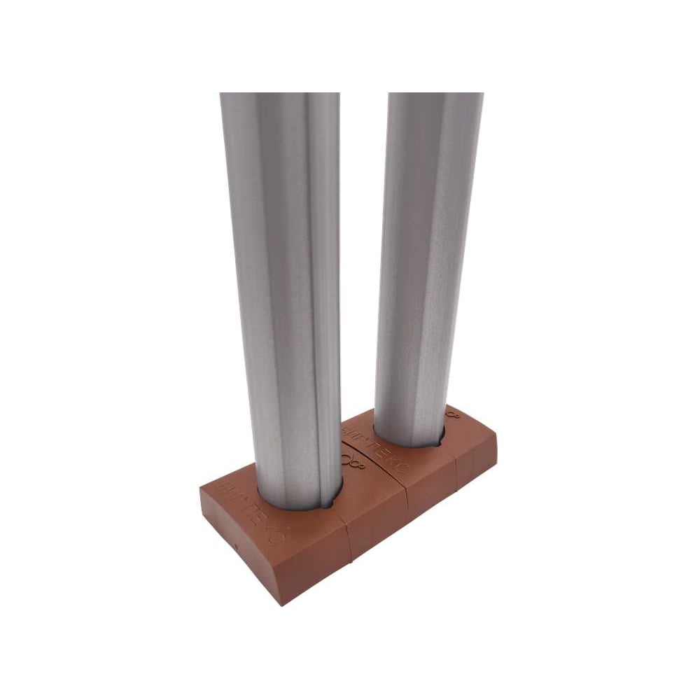 Изображение товара Накладка декоративная BYR PEX (коричневая) 10 шт крепеж