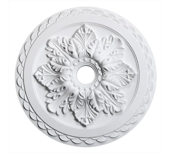 Изображение товара Потолочная розетка DECOMASTER d наружный 600 мм, d внутренний 75 мм, h=51 мм DR 15