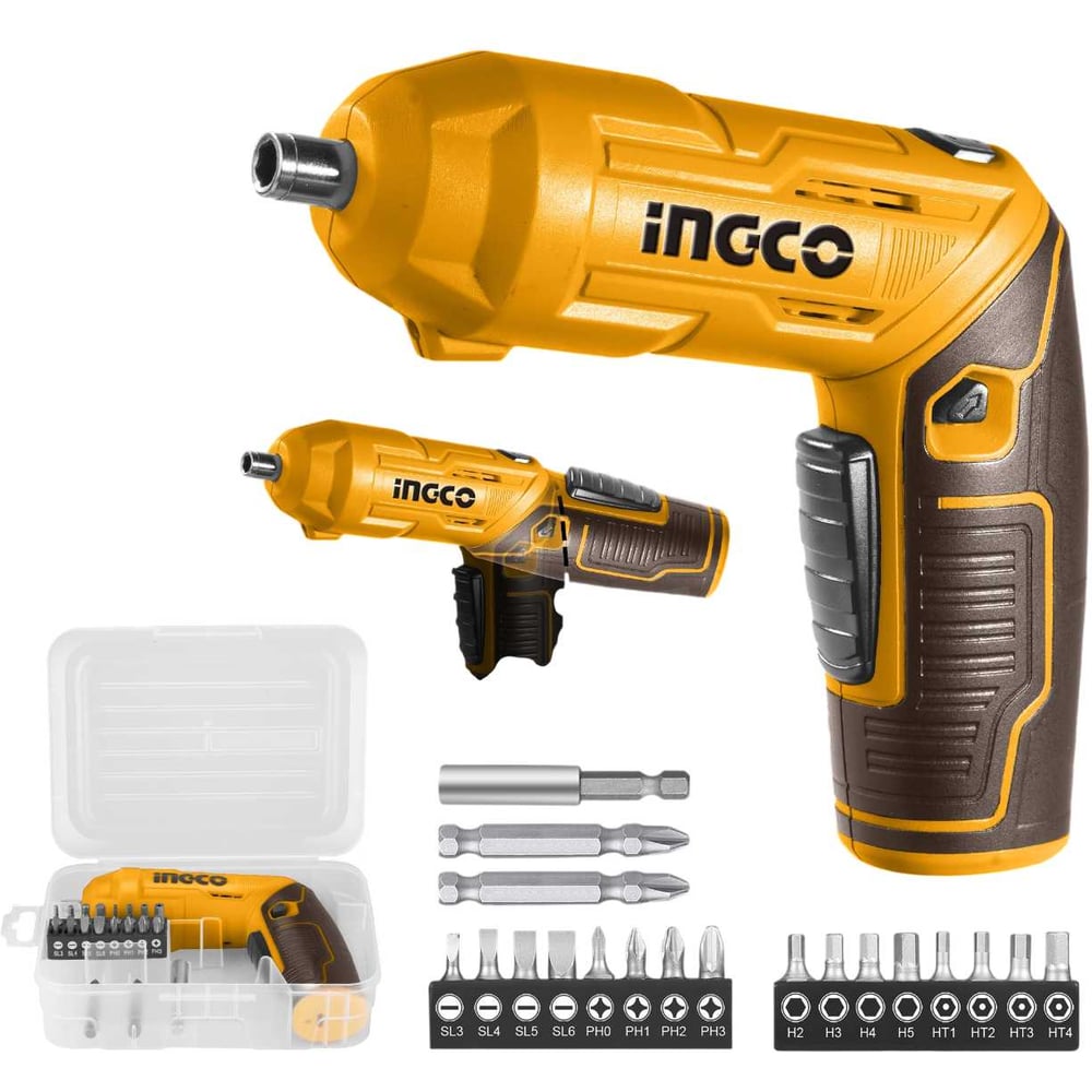Изображение товара Отвертка аккумуляторная INGCO 4 В шт CSDLI0442