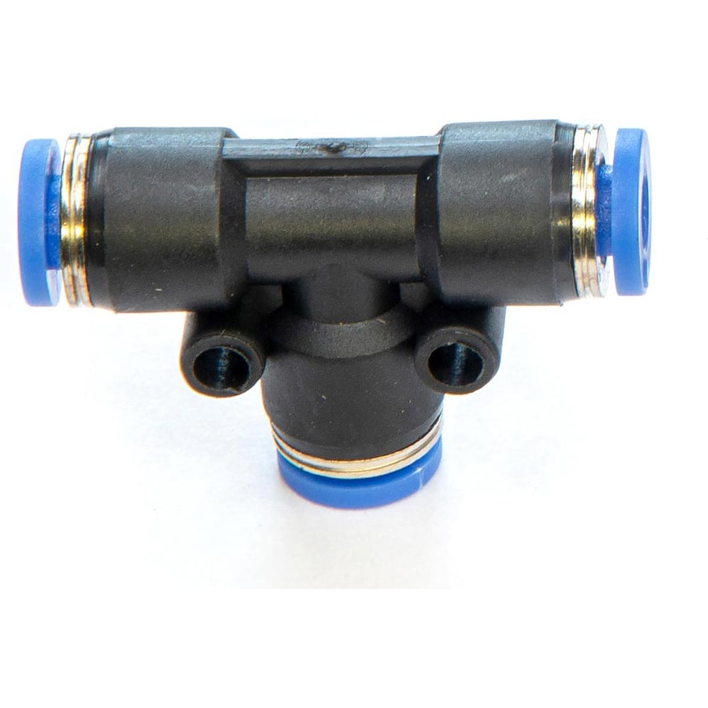 Изображение товара Фитинг пневматический цанговый пластиковый Т-образный HIMPT PUT 4 10 шт 00-00026779