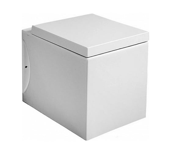 Изображение товара Приставной унитаз SIMAS FROZEN выпуск в пол или стену, 37.5x51x40, белый FZ 01 bia