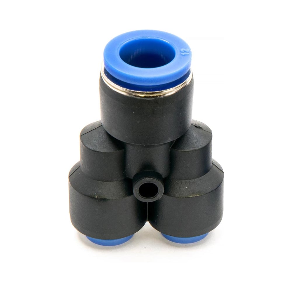 Изображение товара Фитинг пневматический цанговый пластиковый Y-образный переходной HIMPT PW 12-6 5 шт 00-00026789