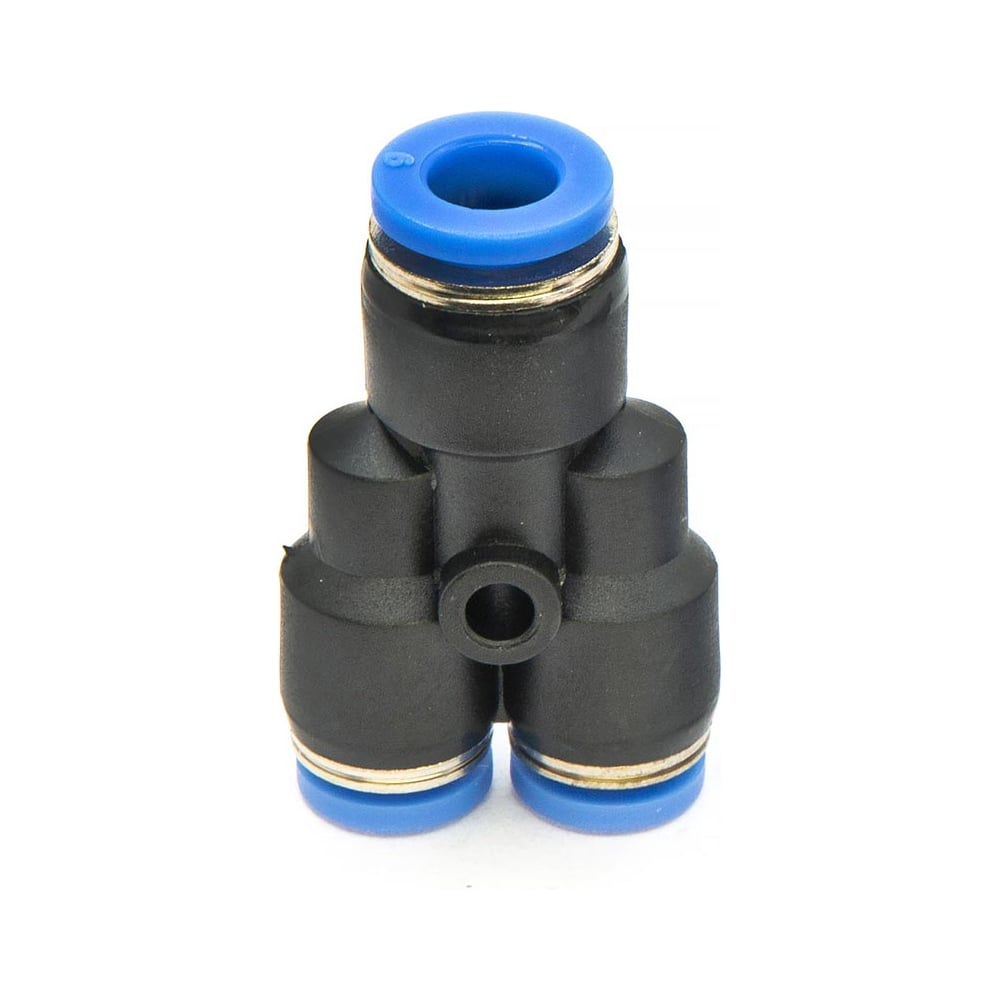 Изображение товара Фитинг пневматический цанговый пластиковый Y-образный переходной HIMPT PW 6-4 10 шт 00-00026792