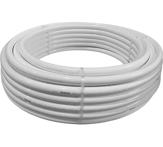 Изображение товара Труба металлопластиковая WAAG Multi DN32 x 3,0 PN10 (бухта 50м) PE-Xb / Al / PE-Xb, белая WG.3230050