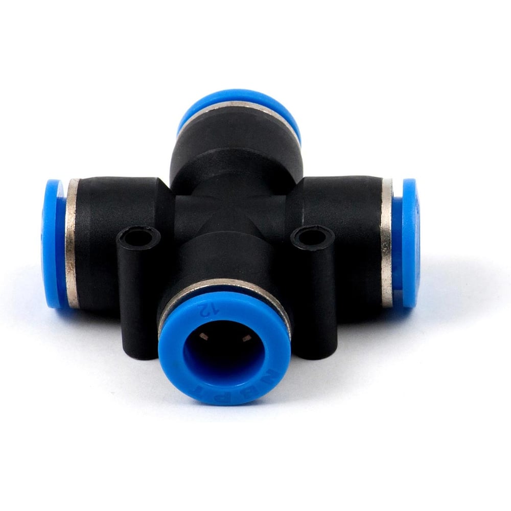 Изображение товара [Фитинг] HIMPT PZA 12 Крестовина пластиково-латунная 12 мм