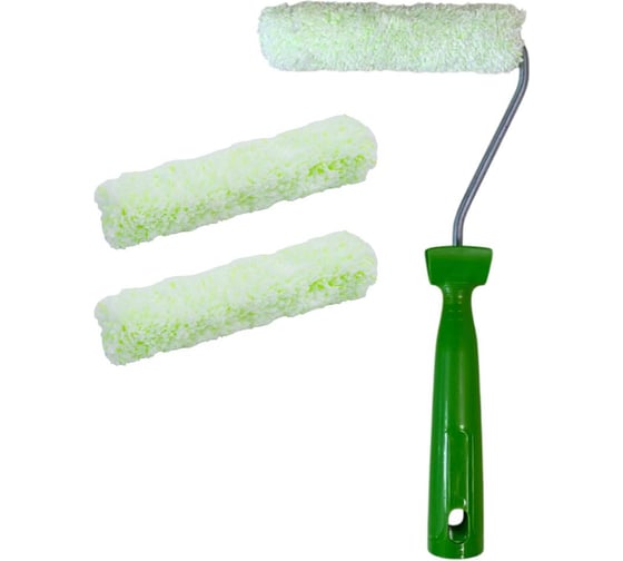 Изображение товара Мини-валик в сборе Accurate 150мм ворс 11мм Микроволокно 3шт наб3 35015000