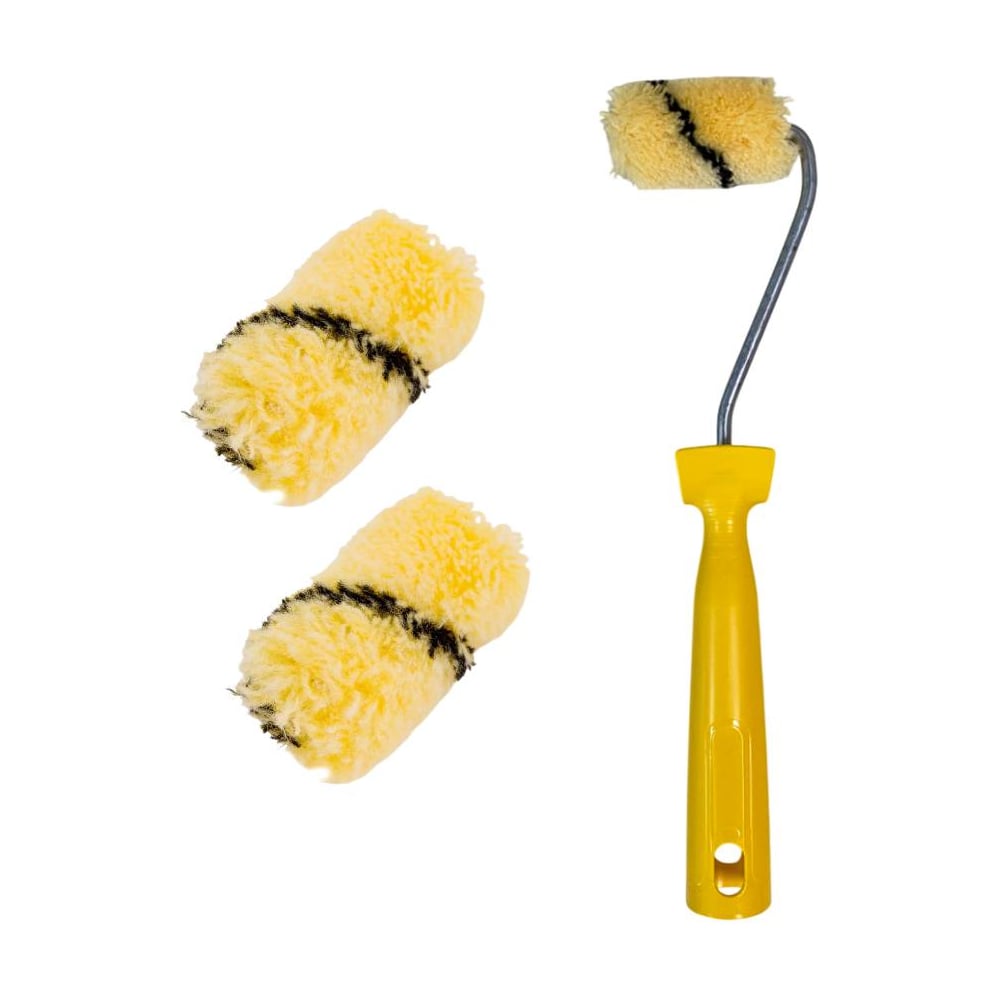 Изображение товара Мини-валик Accurate Эмали Полиакрил 60 мм, 3 шт в наборе