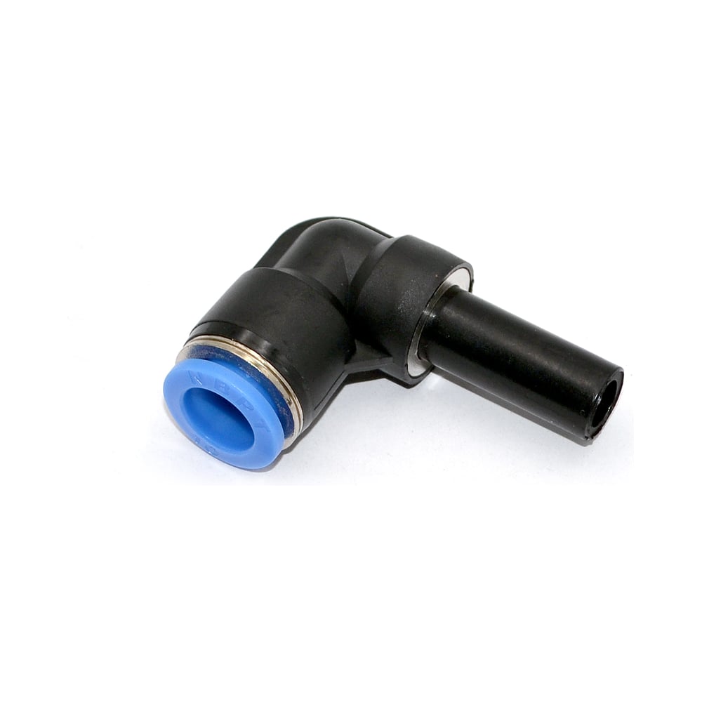 Изображение товара Фитинг пневматический цанговый пластиковый L-образный HIMPT PLJ 10 10 шт 00-00026808