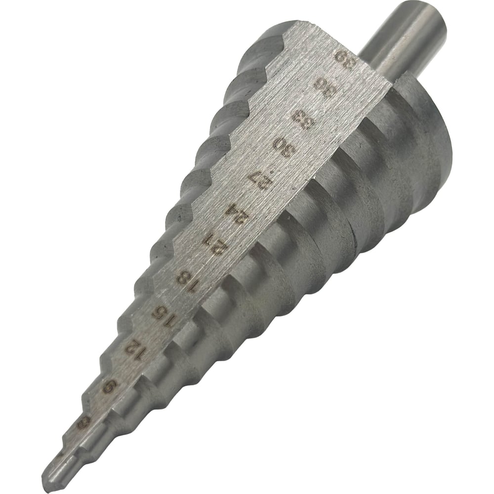 Изображение товара Сверло ступенчатое Skole 4-39мм сталь М2 SS3-4-39 Изображение товара Сверло ступенчатое Skole 4-39мм сталь М2 SS3-4-39