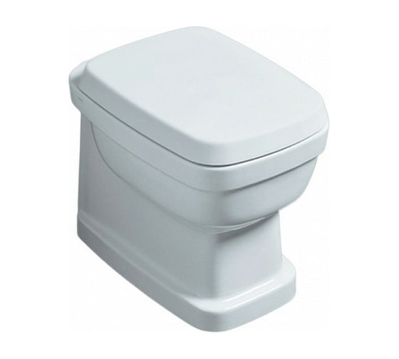 Изображение товара Приставной унитаз SIMAS EVOLUTION выпуск в стену или пол, 54x37x41.5, белый EVO 01 bia