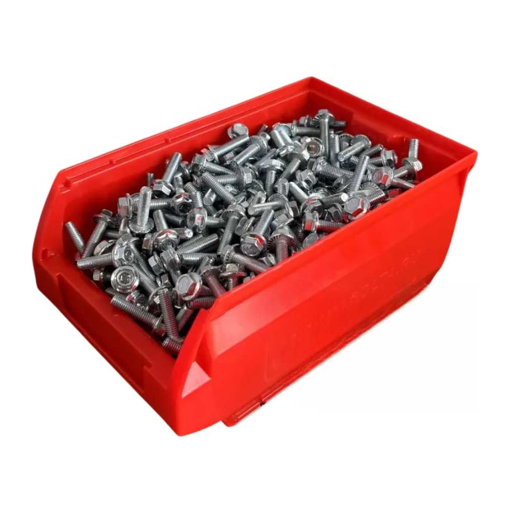 Изображение товара Болт 23 Болта М10х25 с фланцем к.п.8.8 ОЦ DIN6921, 95 шт в контейнере П0000031131контф95