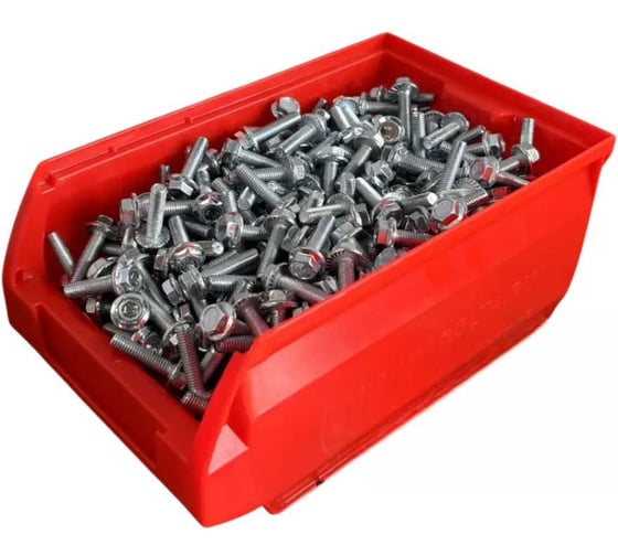 Изображение товара Болт 23 Болта М8х40 с фланцем к.п.8.8 ОЦ DIN6921, 95 шт в контейнере УТ000009305контф95