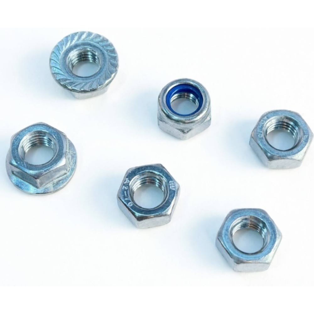 Изображение товара Гайки DIN934 M10 оцинкованные (10 шт)