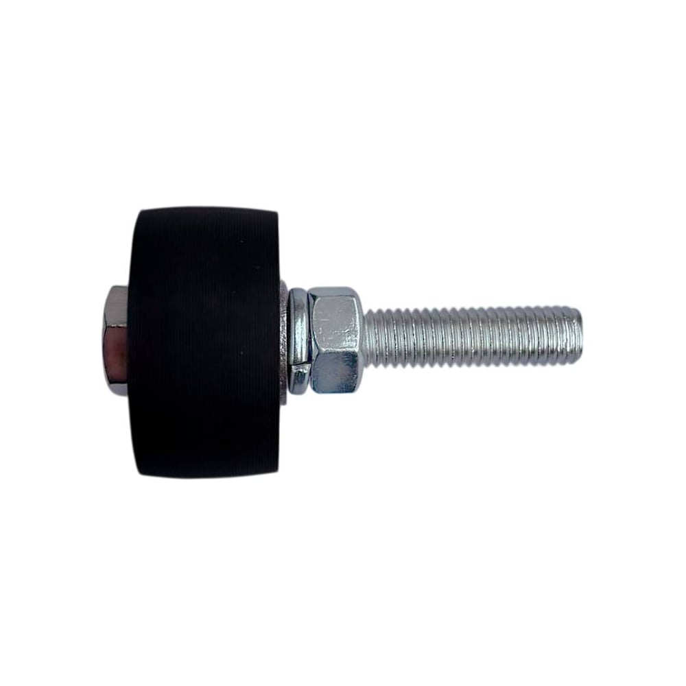 Изображение товара Ролик 23 Болта чёрный поддерживающий d 50 на болту М12 капролон 2 шт Ч1008ф2