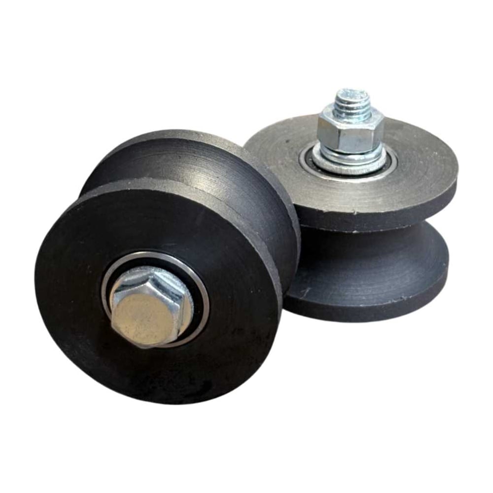 Изображение товара Ролик для ворот 23 Болта 70 мм под трубу 3/4 дюйма капролон (2 шт)