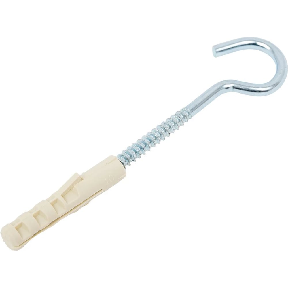 Изображение товара Шуруп полукольцо 5x60 с дюбелем 8x55 для газобетона