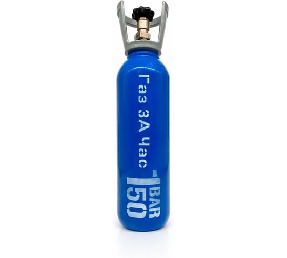 Изображение товара Баллон стальной бесшовный Газ За Час 5л/150 атм синий