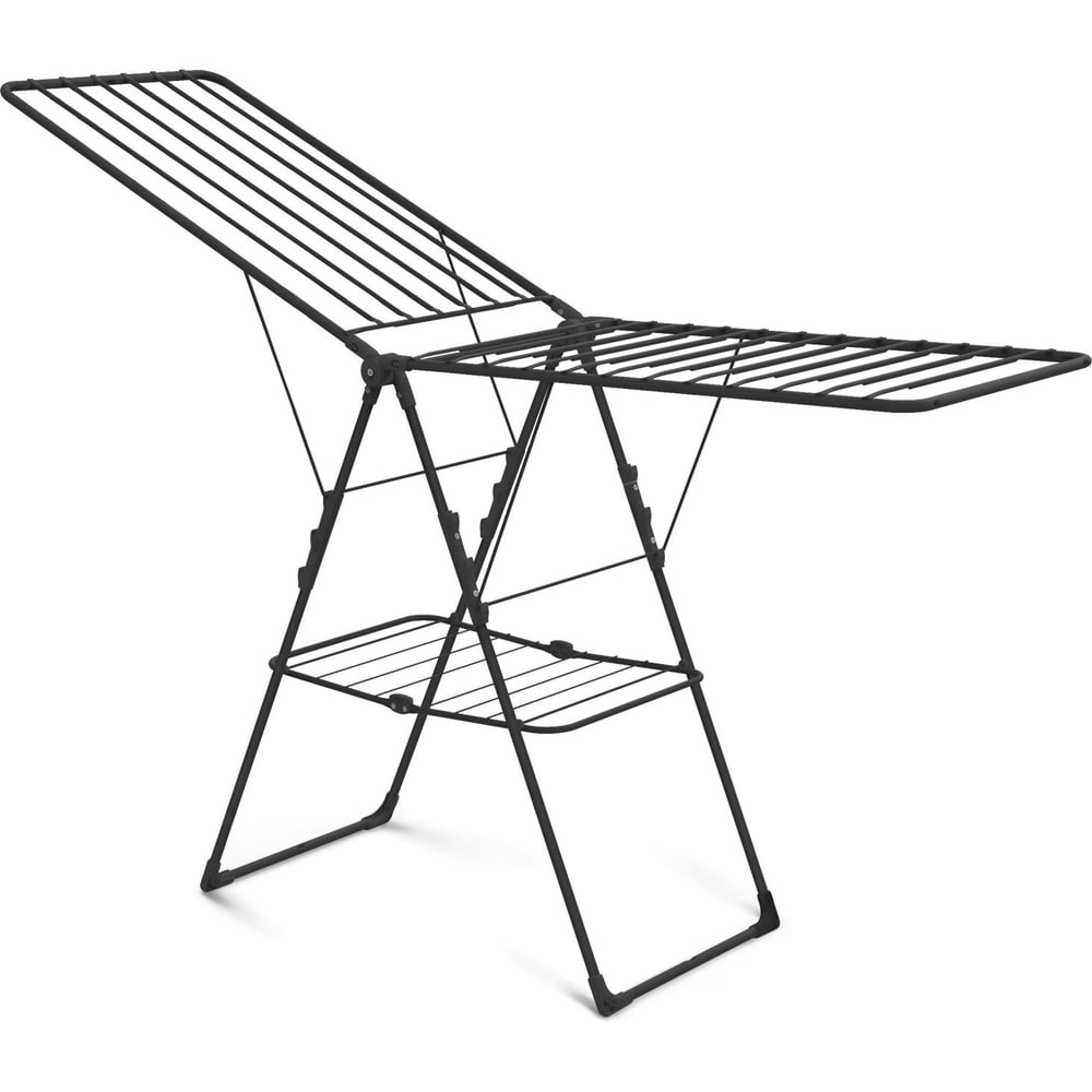 Изображение товара Сушилка напольная Nika СБ8ПТ 21 м матовый черный СБ8ПТ/Ч Изображение товара Сушилка напольная Nika СБ8ПТ 21 м матовый черный СБ8ПТ/Ч