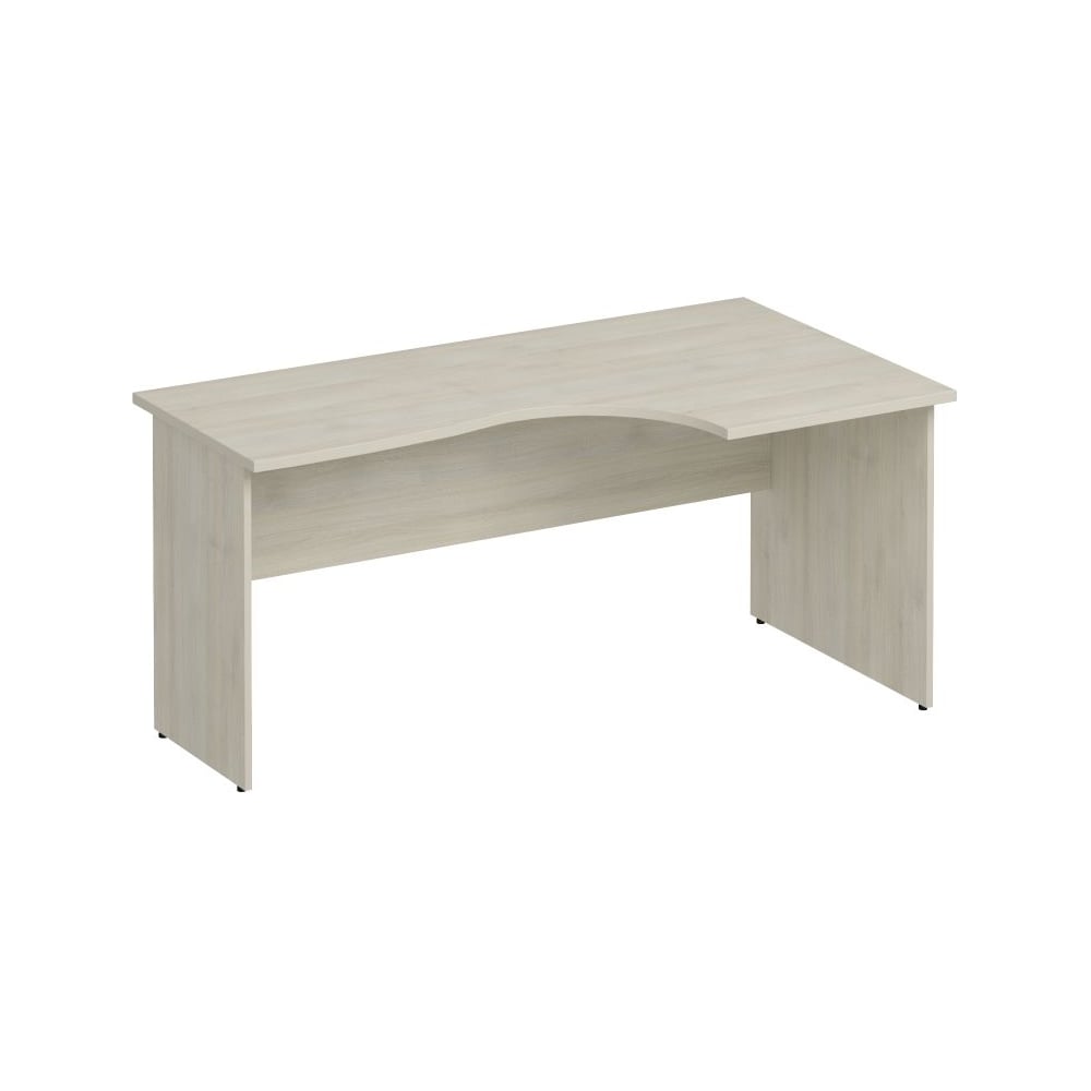 Изображение товара Стол эргономичный Юнитекс Комфорт правый, 160х90х75, дуб шамони светлый К.123_ДШ