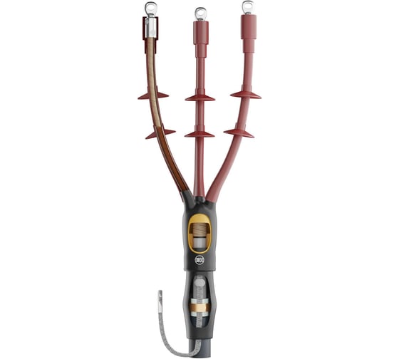 Изображение товара Муфта концевая НИЛЕД HT1P-12/3x150-240L16S (3КНтп-10-150-240) наружная установка, бумажная изоляция, с болтовыми наконечниками, с броней, пайка 16000897