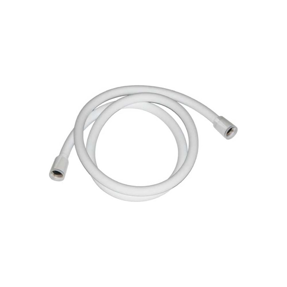 Изображение товара Шланг для душа ViEiR 1/2 x 1/2 150 см в силиконовой оболочке белый матовый с внутренней резьбой VR35150-F (V)