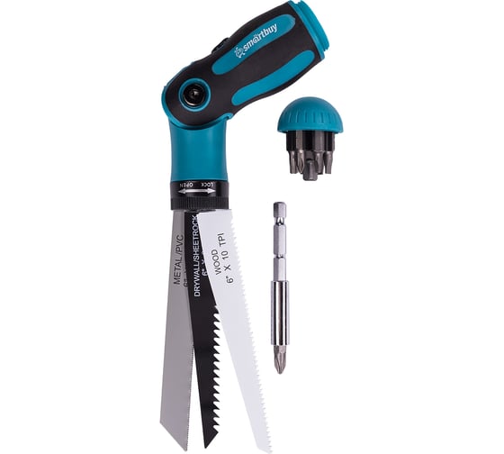 Изображение товара Инструмент многофункциональный Smartbuy, Пила, биты, удлинитель, набор 14 штук, Tools SBT-TS-14P1