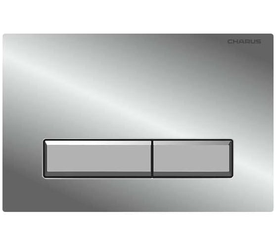 Изображение товара Клавиша для инсталляции CHARUS TM (Серия: RAIDEN, материал: Пластик ABS, тип: Механический, цвет: Хром глянцевый) FP.321.21.01
