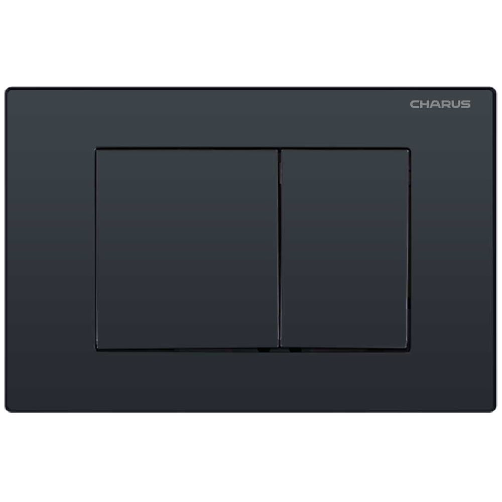 Изображение товара Клавиша для инсталляции CHARUS TM Серия: MINIMALISTA Материал: Пластик ABS Тип: Механический Размер: 245х165х11,7 Цвет: Черный матовый FP.310.DW.01
