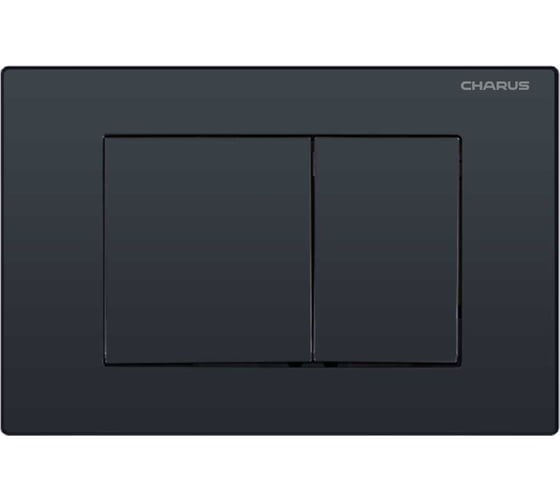 Изображение товара Клавиша для инсталляции TM CHARUS Серия: MINIMALISTA Материал: Пластик ABS Тип: Механический Цвет: Черный матовый FP.310.DW.01